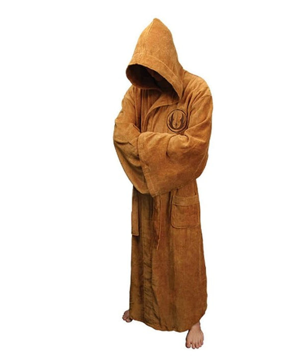 Cossky Costumes L Jedi  BathRobe Bath robe Coral Fleece Costume