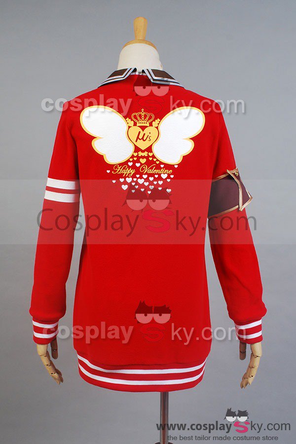 Cossky Costumes LoveLive! Valentine's Day Maki Nishikino Uniform Cosplay Costume