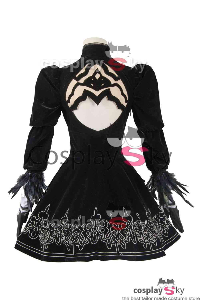 Cossky Costumes NieR:Automata 2B Uniform Dress Cosplay Costume