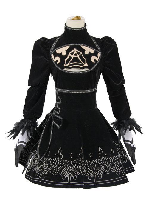 Cossky Costumes NieR:Automata 2B Uniform Dress Cosplay Costume