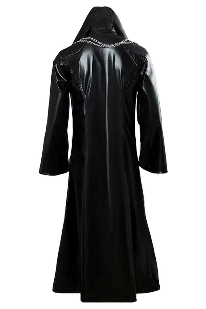 Cossky Costumes Organization XIII Kingdom Hearts II Cosplay Pleather Coat Costume New Version