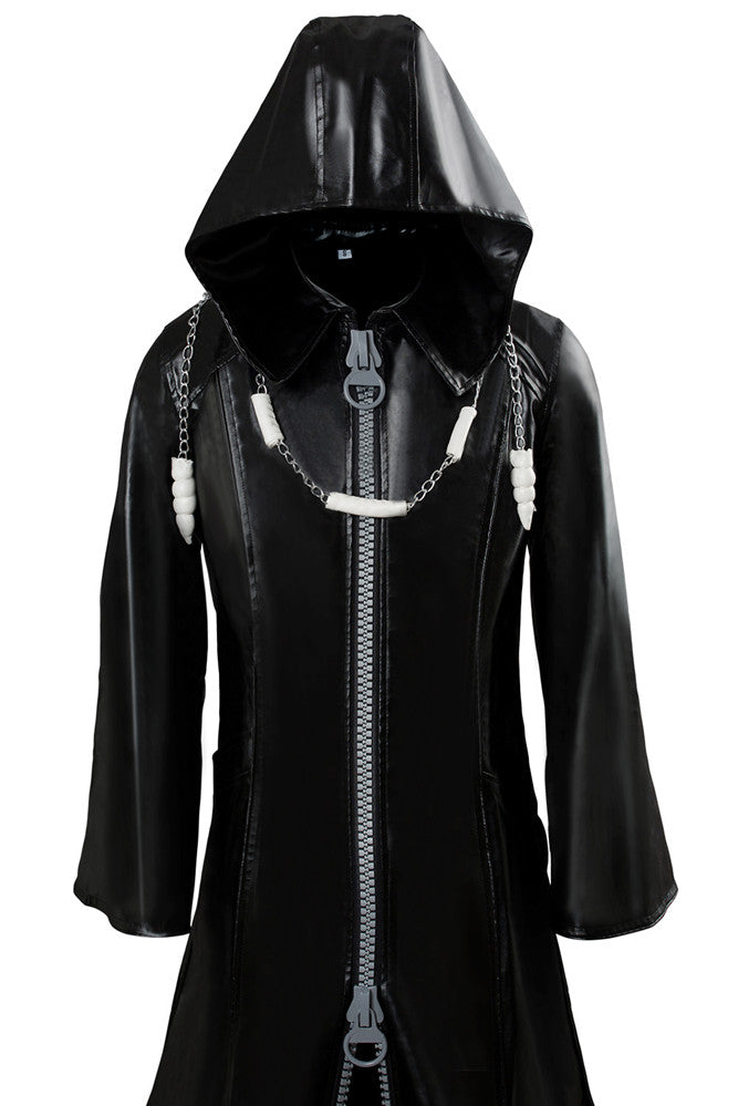 Cossky Costumes Organization XIII Kingdom Hearts II Cosplay Pleather Coat Costume New Version
