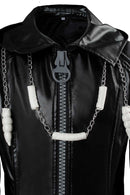 Cossky Costumes Organization XIII Kingdom Hearts II Cosplay Pleather Coat Costume New Version