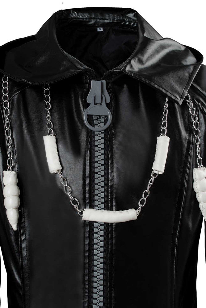 Cossky Costumes Organization XIII Kingdom Hearts II Cosplay Pleather Coat Costume New Version