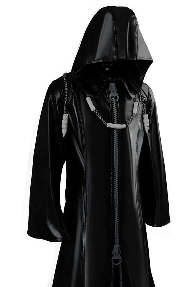 Cossky Costumes Organization XIII Kingdom Hearts II Cosplay Pleather Coat Costume New Version