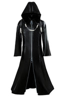 Cossky Costumes Organization XIII Kingdom Hearts II Cosplay Pleather Coat Costume New Version