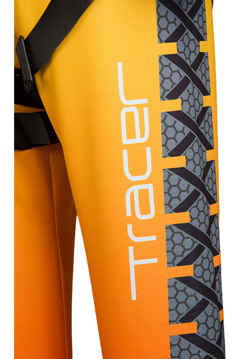 Cossky Costumes Overwatch OW Tracer Lena Oxton Outfit Battle Suit Cosplay Costume