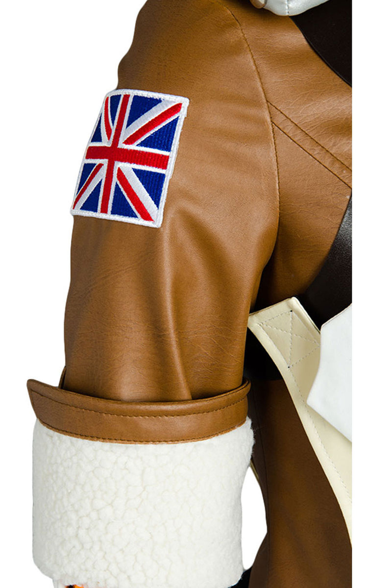 Cossky Costumes Overwatch OW Tracer Lena Oxton Outfit Battle Suit Cosplay Costume