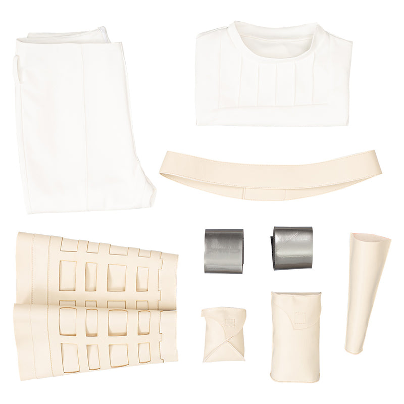 Cossky Costumes Padme Amidala White Outfits Halloween Carnival Suit Cosplay Costume