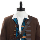 Cossky Costumes Pirates Brown Cosplay Costume Set Halloween Suit