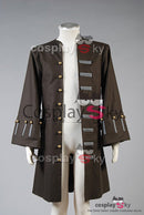 Cossky Costumes Pirates Brown Jacket Coat Costume