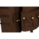 Cossky Costumes Pirates Brown Jacket Outfits Only Costume