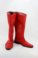 Cossky Costumes Power Ranger Cosplay Shoes Boots Custom Made Red