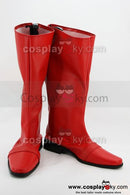 Cossky Costumes Power Ranger Cosplay Shoes Boots Custom Made Red
