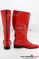 Cossky Costumes Power Ranger Cosplay Shoes Boots Custom Made Red