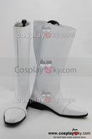 Cossky Costumes Power Ranger Cosplay Shoes Boots Custom Made White