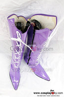 Cossky Costumes Sailor Moon Tomoe Hotaru Cosplay Boots Shoes Purple