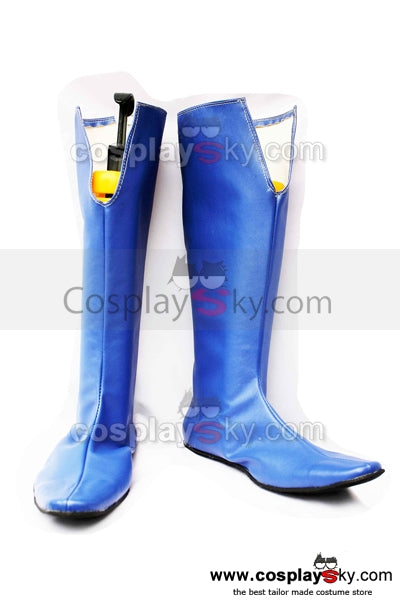 Cossky Costumes Soul Cosplay Boots Shoes-Blue