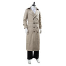 Cossky Costumes Supernatural Castiel Twill Trench Coat Costume