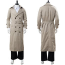 Cossky Costumes Supernatural Castiel Twill Trench Coat Costume
