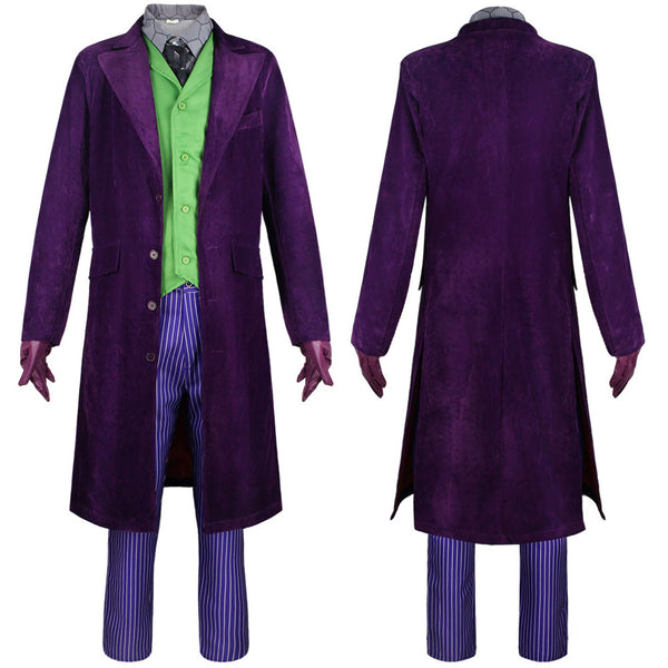 Cossky Costumes The Dark Knight Joker Cosplay Costume Outfits Halloween Carnival Party Disguise Suits