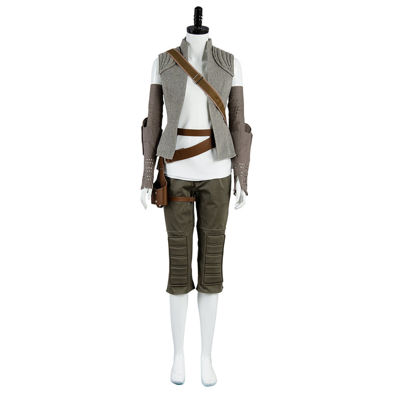 Cossky Costumes The Last Jedi Rey Outfit Cosplay Costume