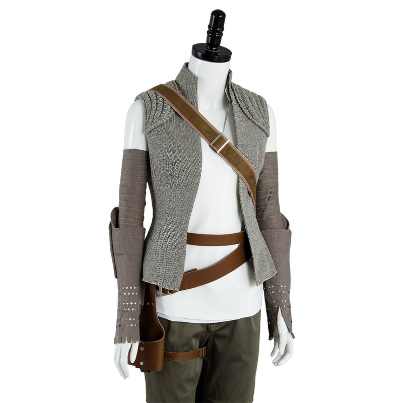 Cossky Costumes The Last Jedi Rey Outfit Cosplay Costume
