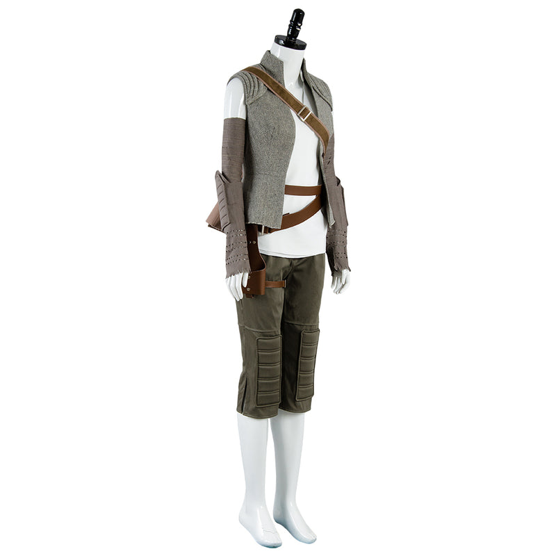 Cossky Costumes The Last Jedi Rey Outfit Cosplay Costume
