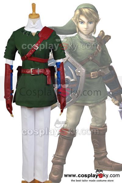 Cossky Costumes The Legend of Zelda Zelda Link Cosplay Costume NEW