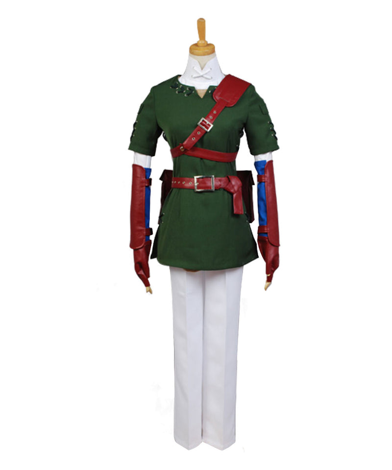 Cossky Costumes The Legend of Zelda Zelda Link Cosplay Costume NEW
