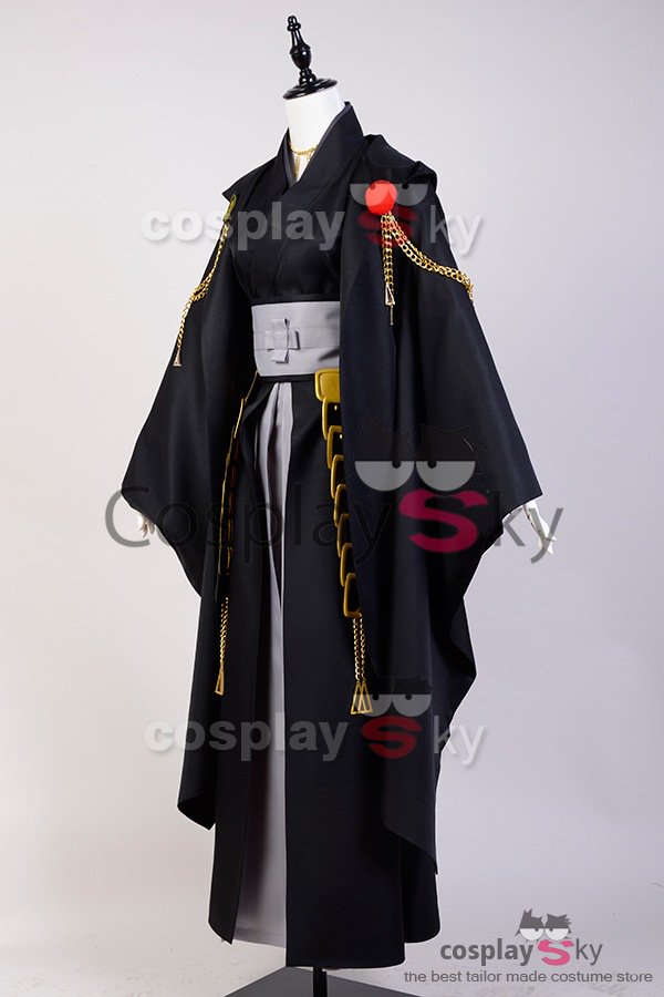 Cossky Costumes Touken Ranbu Tsurumaru Kuninaga (Black) Uniform Cosplay Costume