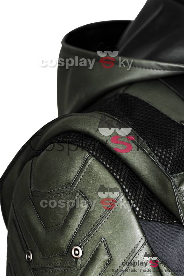 Cossky Costumes XXL Green Arrow Season 5 Oliver Queen Cosplay Costume