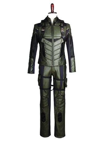 Cossky Costumes XXL Green Arrow Season 5 Oliver Queen Cosplay Costume