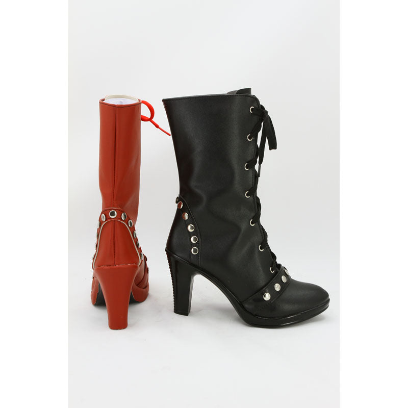 Cossky Other Joker Harley Quinn Boots Cosplay Shoes