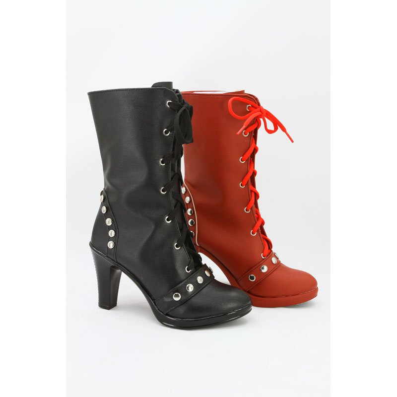 Cossky Other Joker Harley Quinn Boots Cosplay Shoes