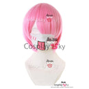 Cossky Wigs Cosplay Ram Short Pink Wig Cosplay Wigs