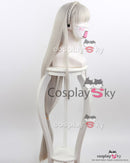 Cossky Wigs Emilia Long Silver Grey wig Cosplay Wigs