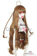 Cossky Wigs Kotori Kanbe Long Brown Cosplay Wigs