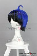 Cossky Wigs Sangaku Manami Shot Blue Black Wig Cosplay Wig