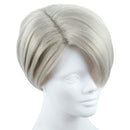 Cossky Wigs Viktor Nikiforov Short Silver Wig Cosplay Wigs