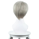Cossky Wigs Viktor Nikiforov Short Silver Wig Cosplay Wigs