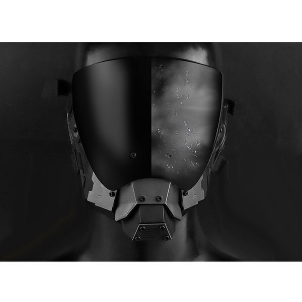 Cyberpunk 2077 Latex Black Masks Helmet Masquerade Halloween Party Props
