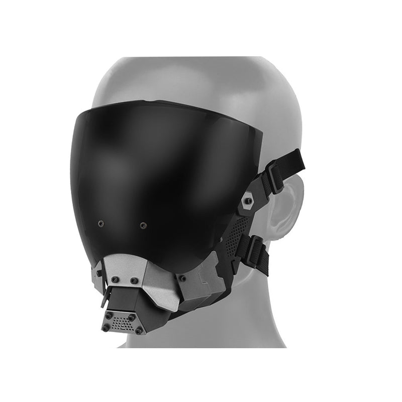 Cyberpunk 2077 Latex Black Masks Helmet Masquerade Halloween Party Props
