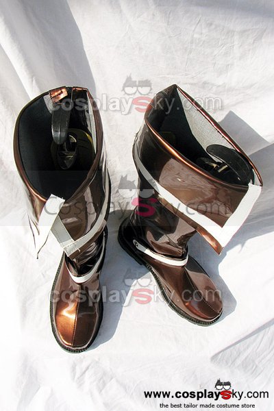 D.Gray-man Lavi Cosplay Boots Brown Shoes