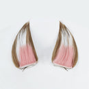 Genshin Impact Ms Hina/Gorou Heat Resistant Synthetic Hair  with Ear Cosplay Wig