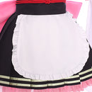 Kanroji Mitsuri Maid Outfit Cosplay Costume