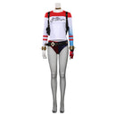 Suicide Squad Harley Quinn T-shirt Pants Outfits Halloween Carnival Suit Cosplay Costume