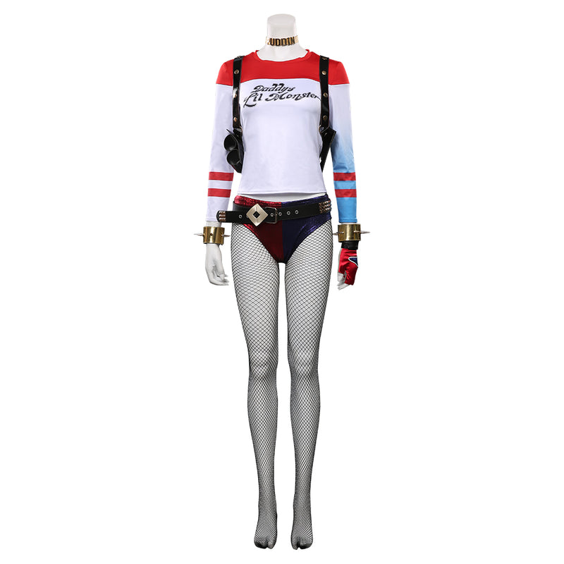 Amycute Déguisement de Joker 2 pour femme - Déguisement de méchant d' Halloween Amycute Déguisement de Joker 2 pour femme - Déguisement de méchant d' Halloween