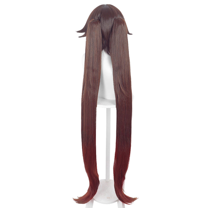 Genshin Impact HuTao Heat Resistant Synthetic Hair Carnival Halloween Party Props Cosplay Wig
