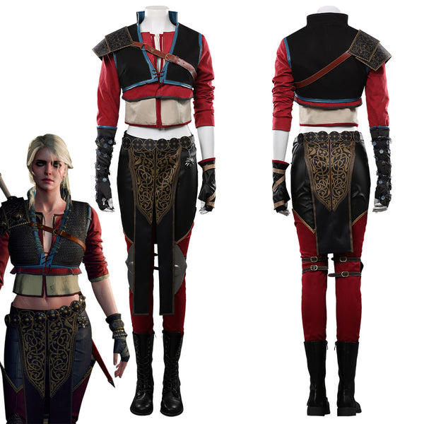 The Witcher 3 Ciri Outfits Halloween Carnival Costume Cosplay Costume